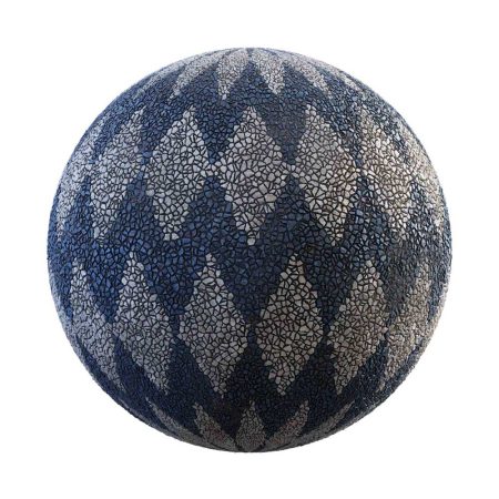  دانلود تکسچر سنگفرش سنگی ترکیب رنگ آبی خاکستری شماره 18