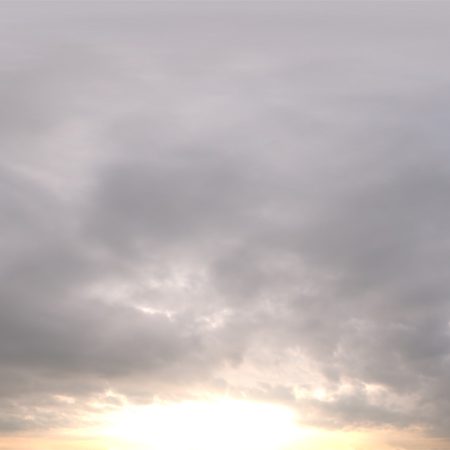  دانلود تصویر HDRI آسمان آفتاب صبح ابری شماره 2
