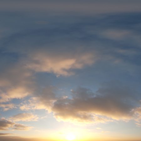  دانلود تصویر HDRI آسمان طلوع ابری شماره 4