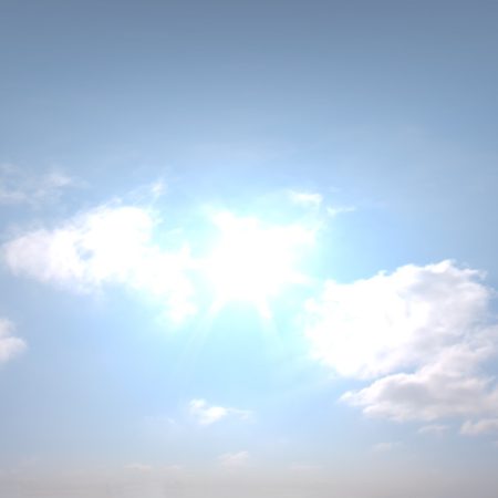  دانلود تصویر HDRI آسمان با ابر آفتابی شماره 13