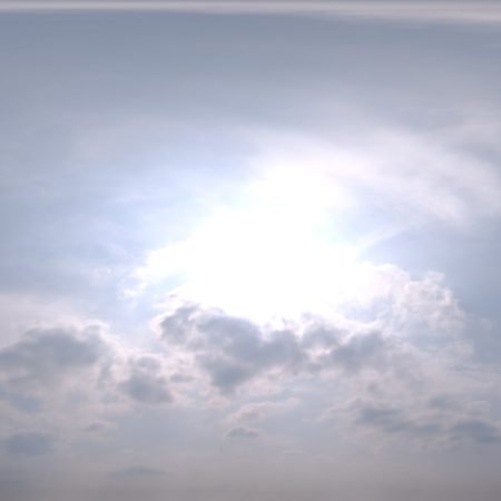  دانلود تصویر HDRI آسمان نیمه ابری شماره 19