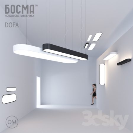 مدل سه بعدی آبجکت چراغ سقفی 61