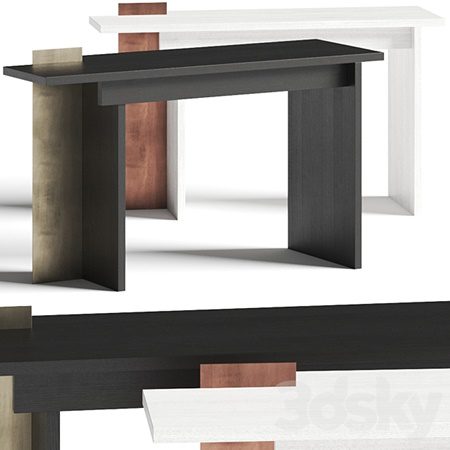 مدل سه بعدی میز کنسول Van Rossum Stijl Console Table