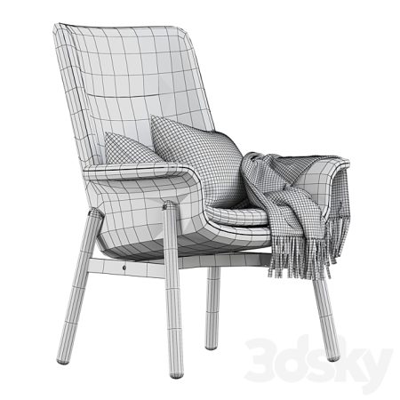 آبجکت صندلی IKEA Vedbo Armchair