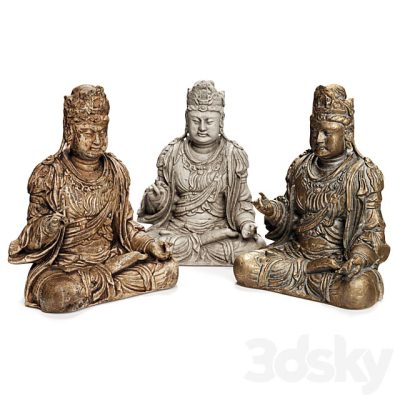 مدل سه بعدی دکوراتیو Buddha Bodhisattva Chinese