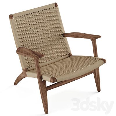 آبجکت صندلی CH25 Lounge Chair Carl Hansen از 3dsky