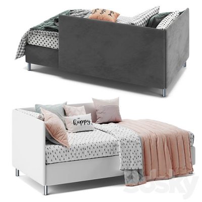 مدل سه بعدی تخت خواب Citterio Meda Corner Bed
