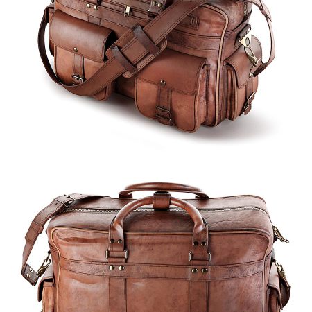 مدل سه بعدی کیف Everett Large Leather Pilot Briefcase Bag