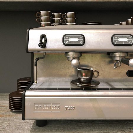 مدل سه بعدی قهوه ساز FRANKE T200 3