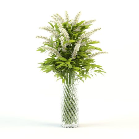 آبجکت گلدان Flower in a vase