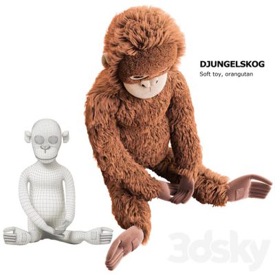 آبجکت عروسک DJUNGELSKOG Soft Toy
