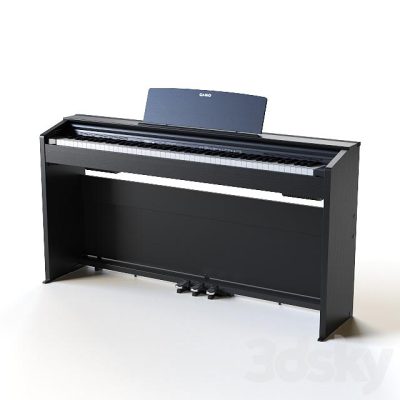 آبجکت سه بعدی پیانو Digital Piano CASIO