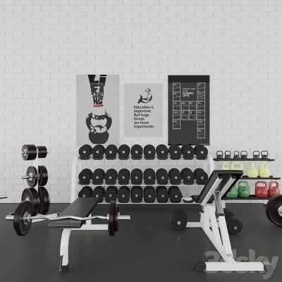 آبجکت بدنسازی Gym set