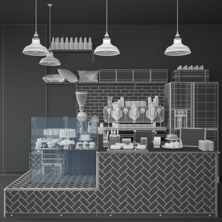 مدل سه بعدی کافی شاپ JC Coffee Shop 8