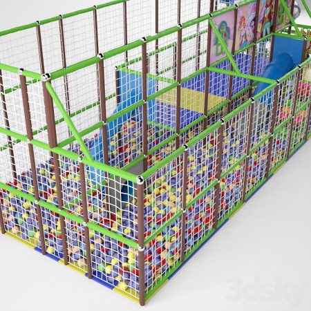 مدل سه بعدی زمین بازی کودک Labirint