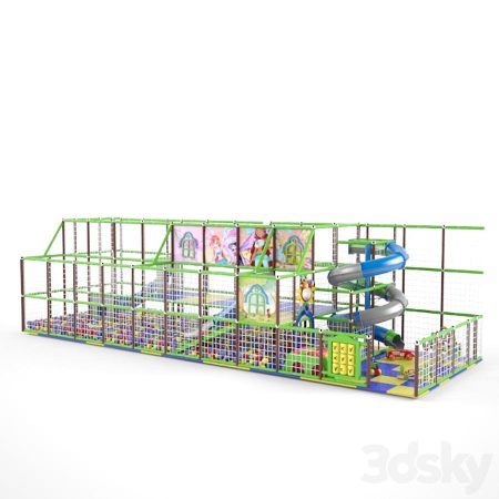 مدل سه بعدی زمین بازی کودک Labirint