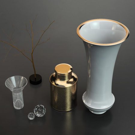 مدل سه بعدی دکوراتیو Luxury Deco Vase_preview