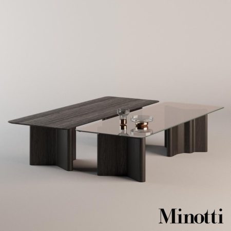 آبجکت میز و صندلی MINOTTI Chair + Table