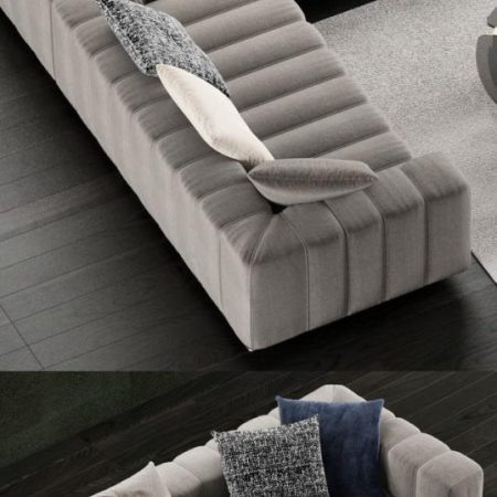 آبجکت مبلمان Minotti Freeman Tailor Sofa 2