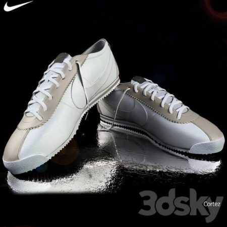 مدل سه بعدی کفش Nike Cortez