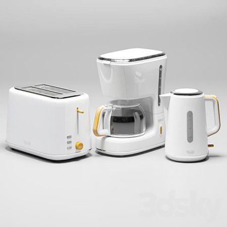 مدل سه بعدی لوازم برقی آشپزخانه Tower Scandi Appliances