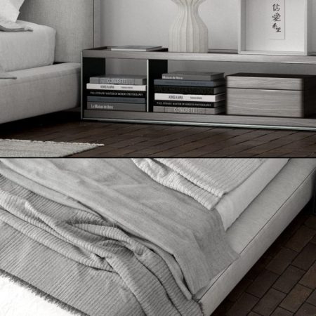مدل سه بعدی تخت خواب B&B Italia Richard Bed