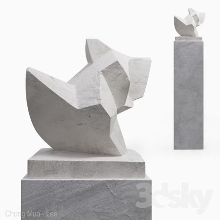 مدل سه بعدی مجسمه دکوراتیو Criver Sculpture