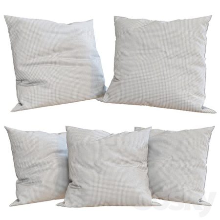 مدل سه بعدی کوسن H&M Home Decorative Pillows Set 33