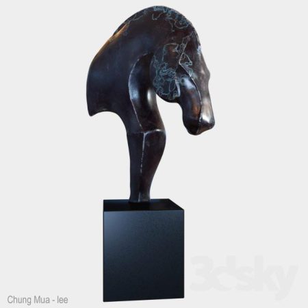 مدل سه بعدی مجسمه دکوراتیو Horse Sculpture