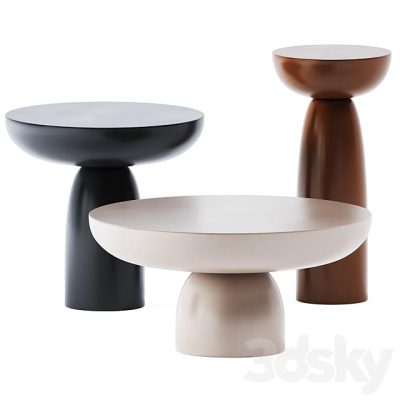 آبجکت میز عسلی Metal Coffee Tables Olo by Mogg