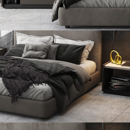 مدل سه بعدی تخت خواب Molteni & C Ribbon Bed