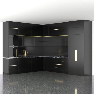 مدل سه بعدی آشپزخانه Smeg kitchen