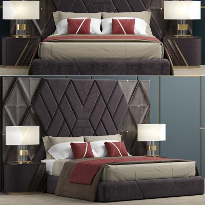 مدل سه بعدی تخت خواب Bed Nova 2020