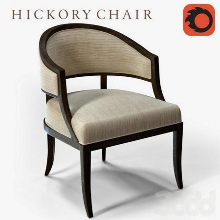 آبجکت صندلی Hickory Chair Claude Chair 5412-23