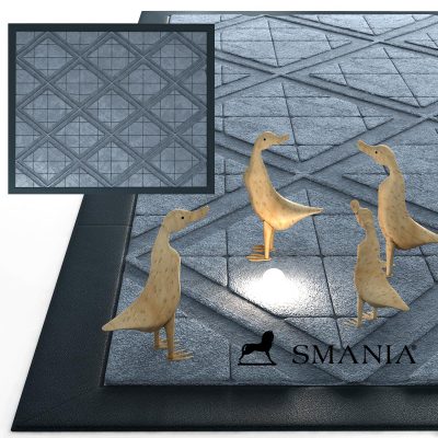 مدل سه بعدی فرش carpet smania Barlington