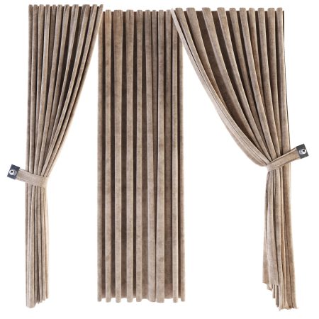 آبجکت پرده 3 types of curtains