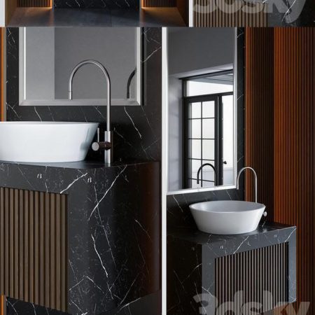 مدل سه بعدی سینک روشویی Bathroom furniture 7