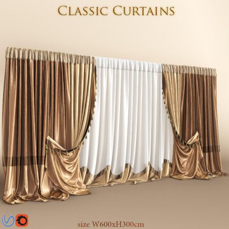 آبجکت پرده Blind classic (curtain classik)