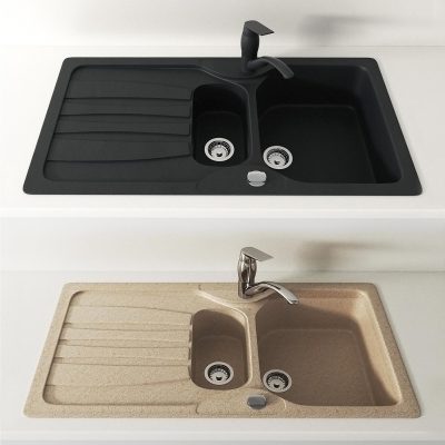 مدل سه بعدی سینک ظرفشویی Sink Franke Calypso – COG 651
