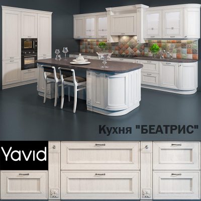 مدل سه بعدی آشپزخانه Kitchen Beatrice the Company Yavid