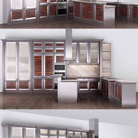 مدل سه بعدی آشپزخانه Kitchen Brummel Cucine Dolcevita