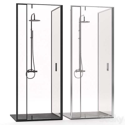آبجکت کابین حمام Shower Cabin With Shower System From Carlo Frattini