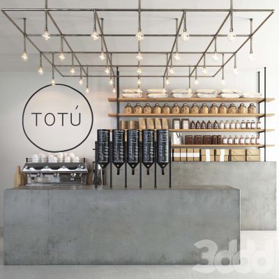 مدل سه بعدی کافی شاپ Totu Cafe