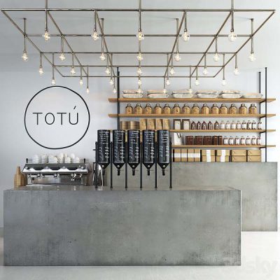 مدل سه بعدی کافی شاپ Totu Cafe