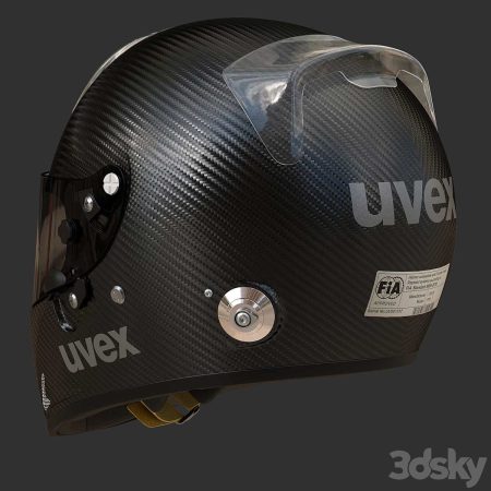 دانلود آبجکت کلاه کاسکت UVEX FP5 carbon