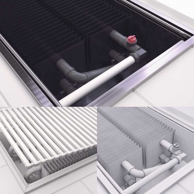 آبجکت رادیاتور زمینی Underfloor radiator