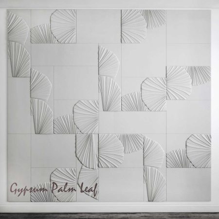 مدل سه بعدی کاشی Gypsum flora tiles