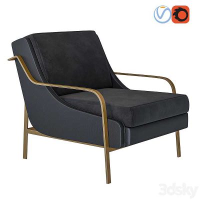 آبجکت صندلی Halden Lounge Chair Rove Concept