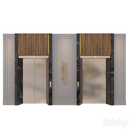 مدل سه بعدی آسانسور Elevator 04