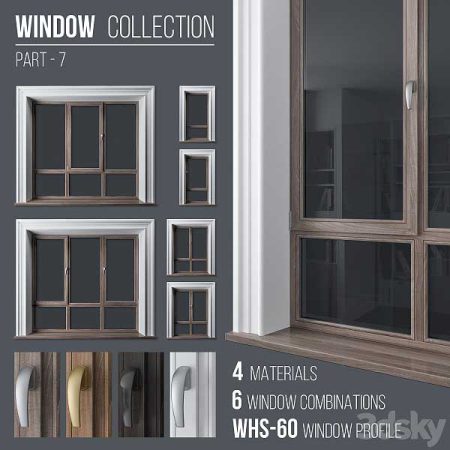 مدل سه بعدی پنجره Window Collection Part 7